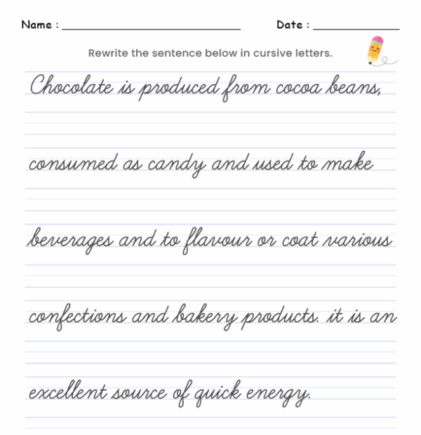 10 Cursive Correct The Sentences Worksheets Made By Teachers