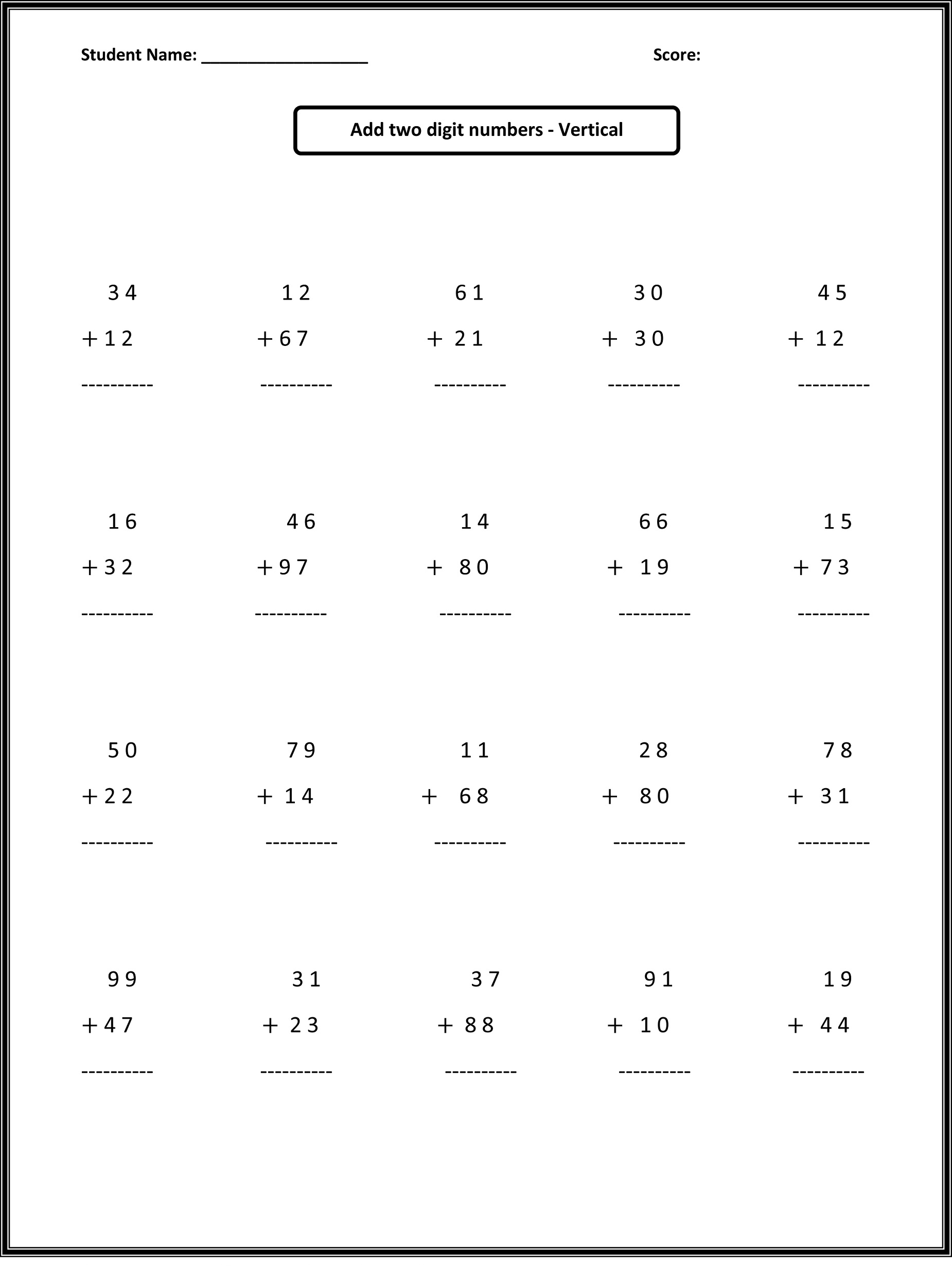 16 Printable Math Worksheets For 2nd Graders 2nd Grade Math 2nd Grade 