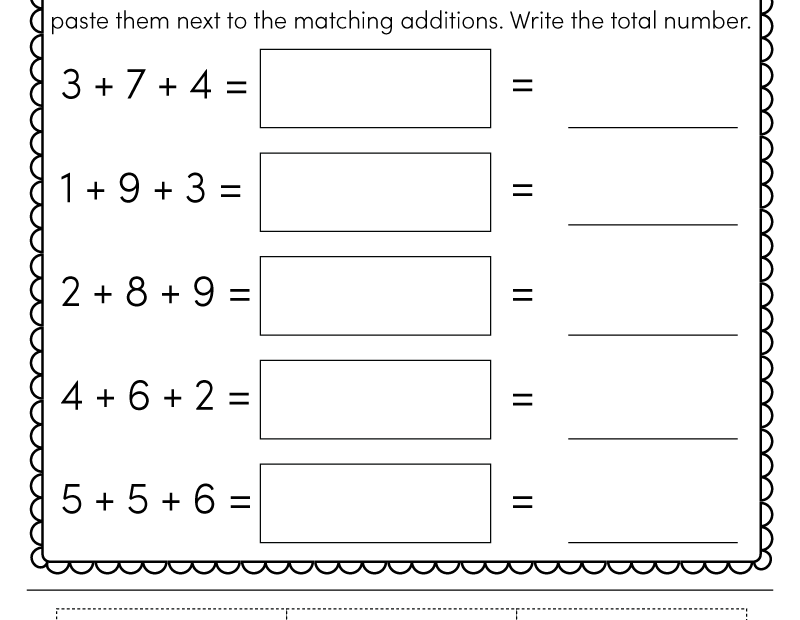 1st Grade Printable Math Worksheets Fun And Engaging Activities For Kids
