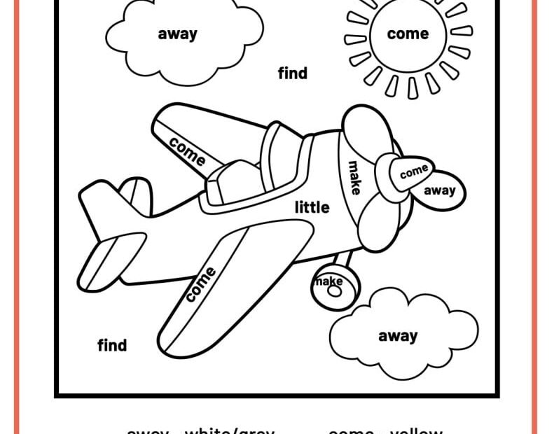 1st Grade Sight Word Worksheets Some Lucky Little Learners