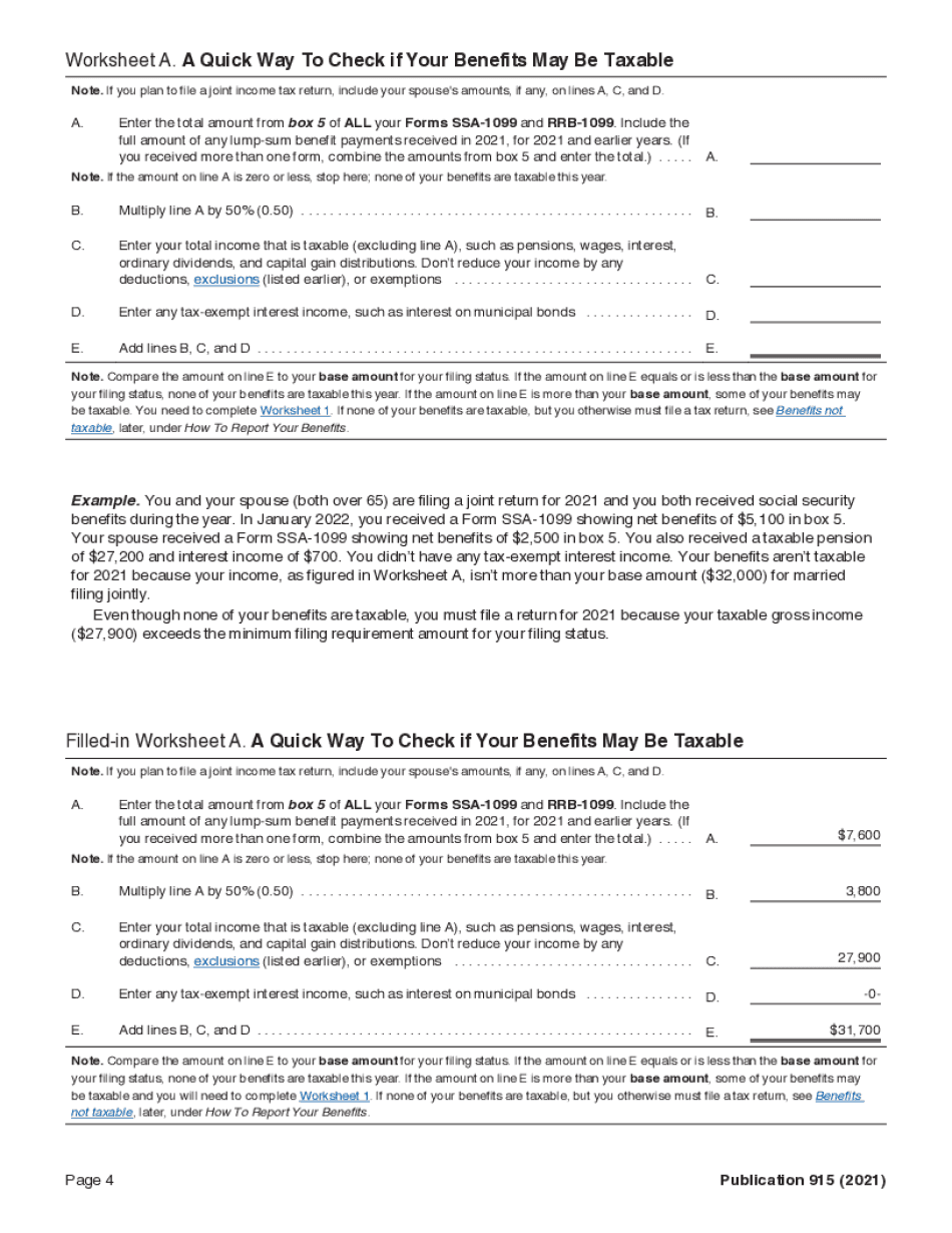 2023 Social Security Benefits Worksheet Disability Income Ss