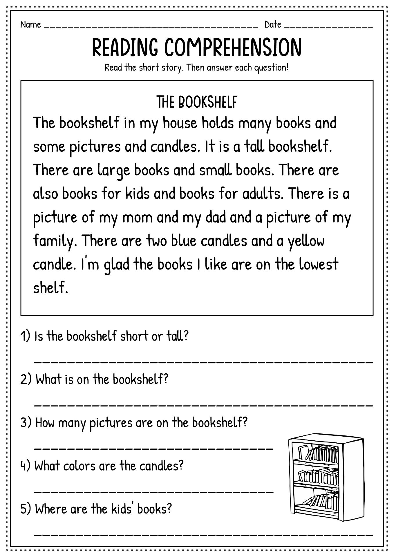 2nd Grade Reading Comprehension Free Printable Worksheets Worksheets 
