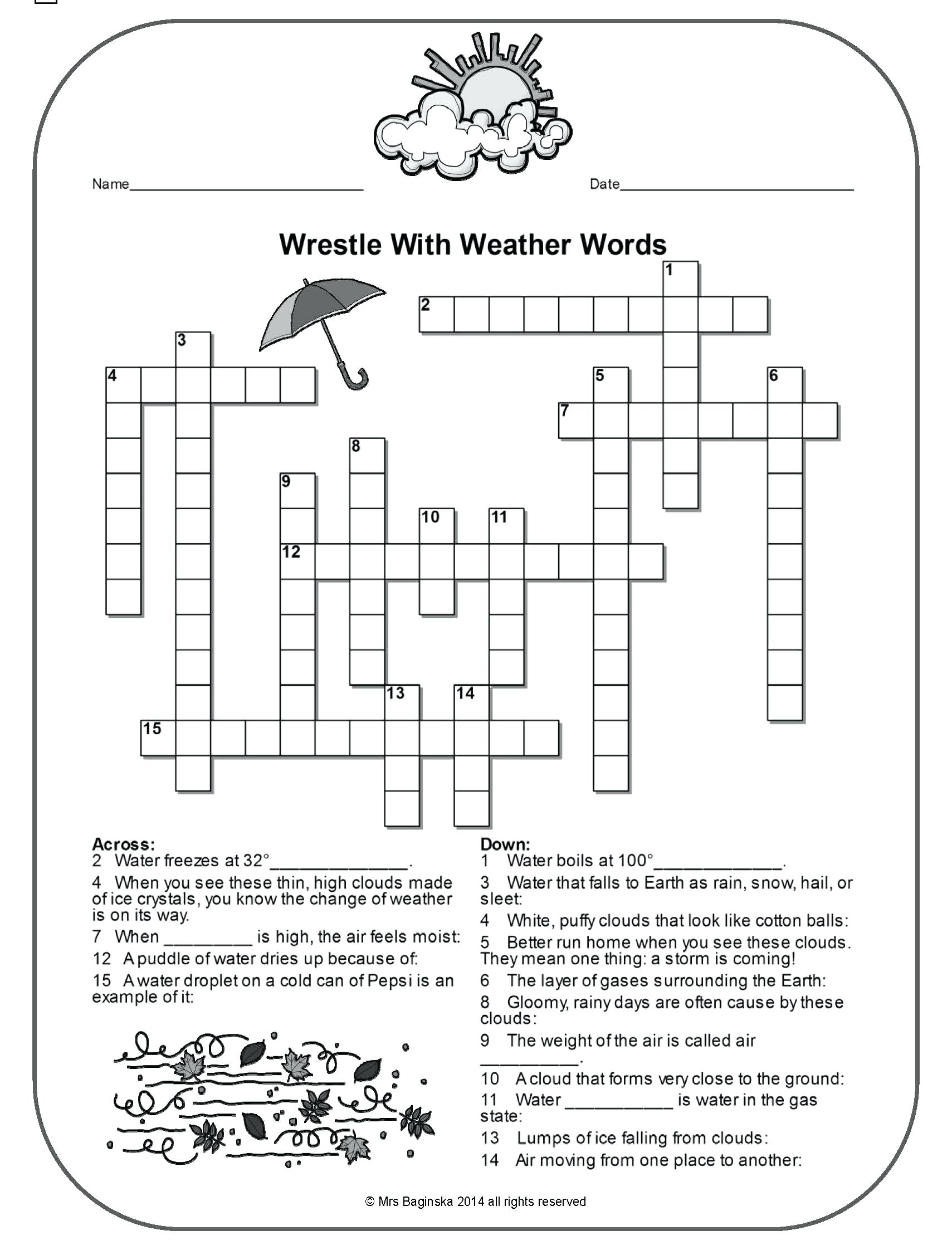 4th Grade Weather Worksheets 4th Grade Weather Worksheets