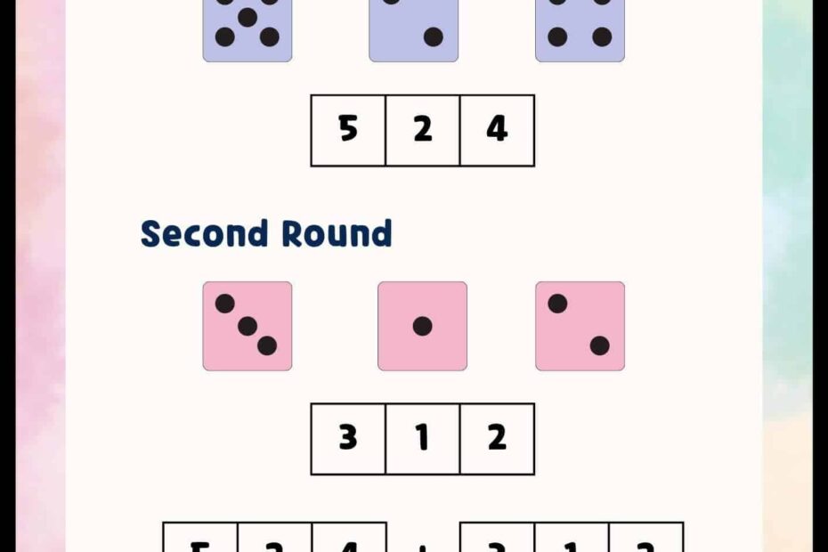 5 Free Worksheets On 3 Digit Addition Game