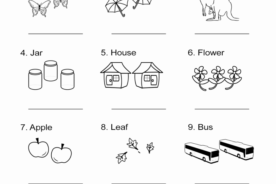 50 Singular And Plural Nouns Worksheet Chessmuseum Template Library