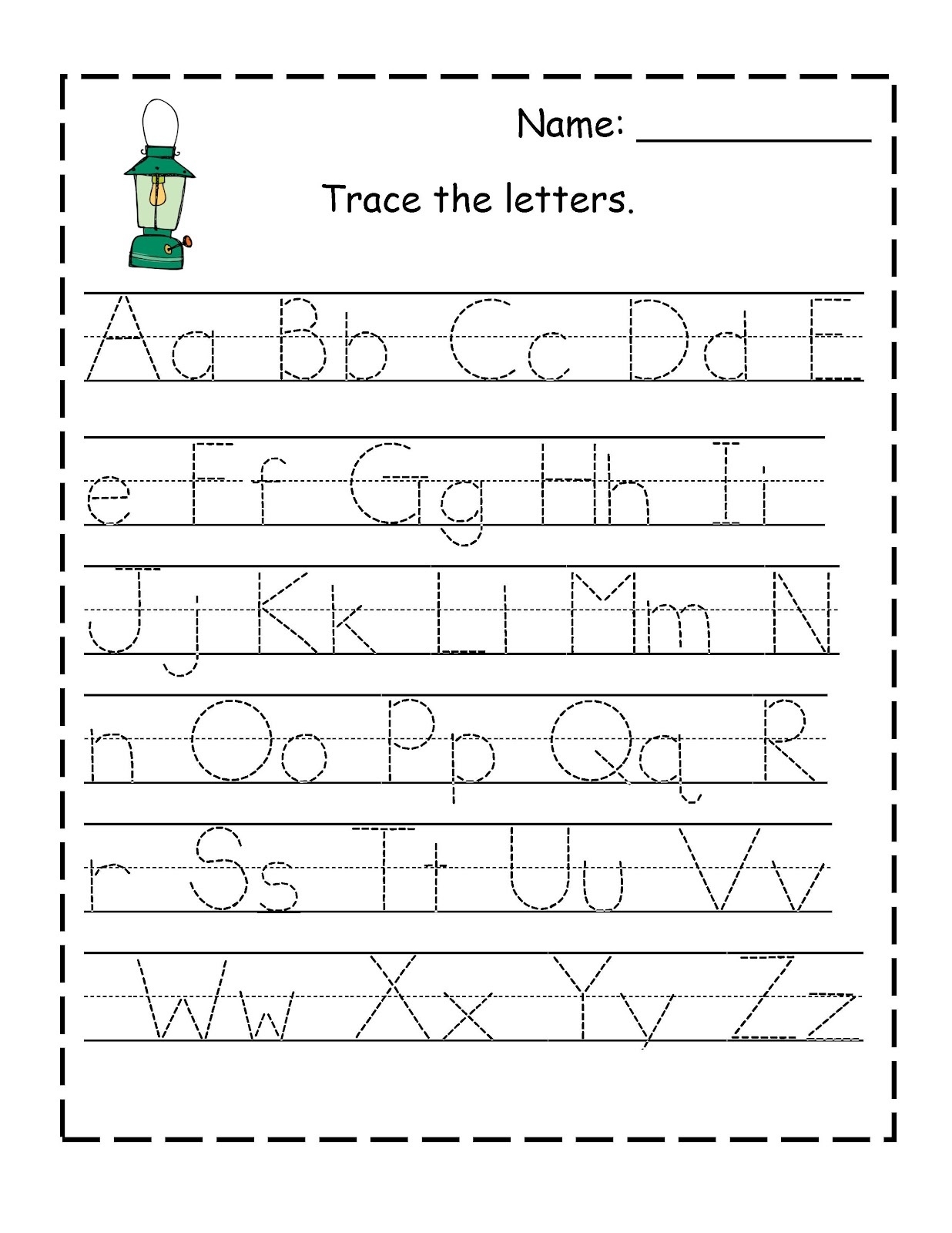 Abc Printable Worksheets