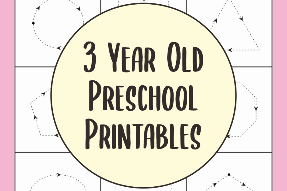 Activity For 3 Year Olds Worksheets WorksheetsCity