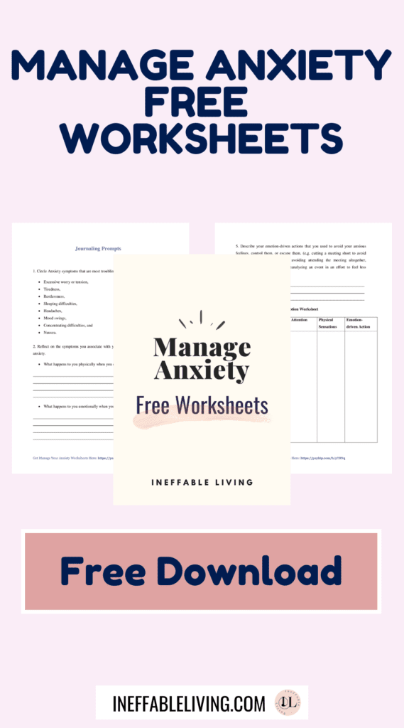 Anxiety Worksheet Example Free PDF Download Worksheets Library