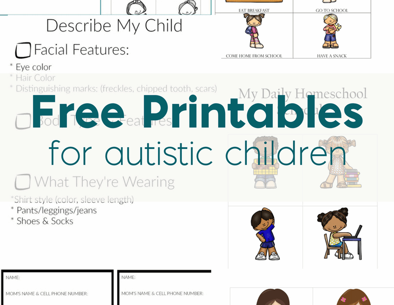 Autism Worksheets Printables Pdf