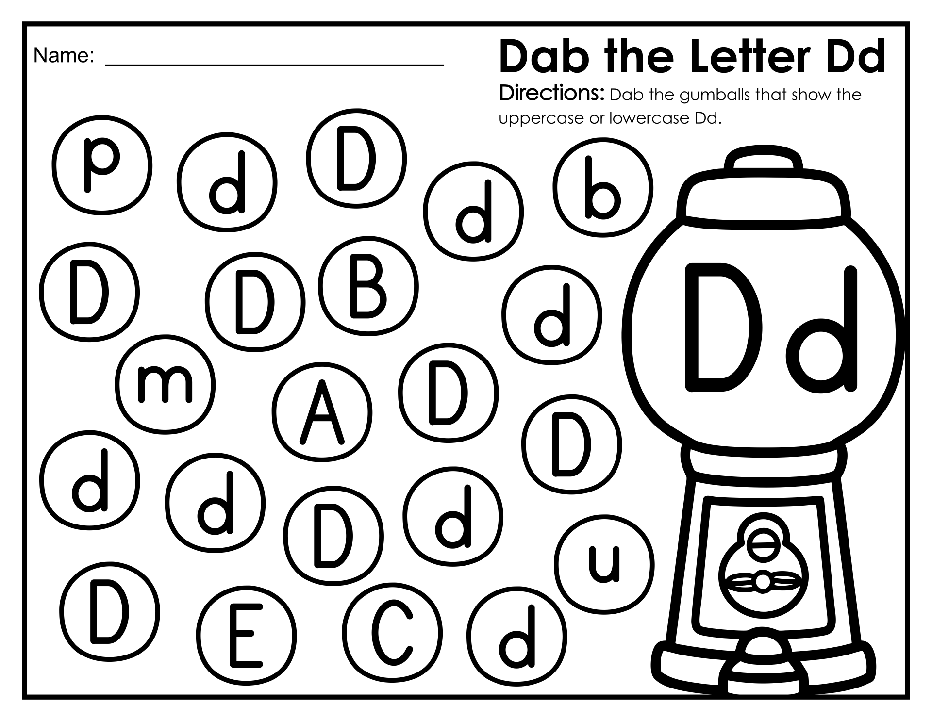 Bingo Dauber Dot Worksheets 10 Free PDF Printables Printablee