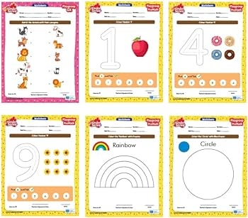 Buy Pre Nursery Activity Worksheets 64 Pages English Maths GK 