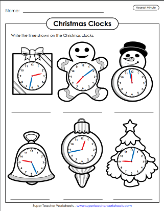 Christmas Math Worksheets Worksheets Library