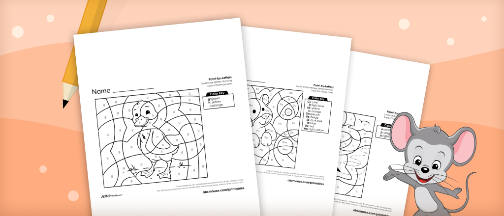 Color By Letter Worksheets For Kindergarteners Free PDF Printables 