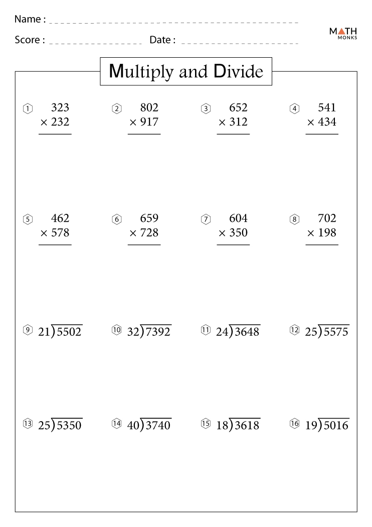 Division Worksheets Grade 3 Worksheets Library