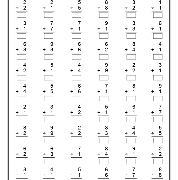 Division Worksheets Worksheets Library
