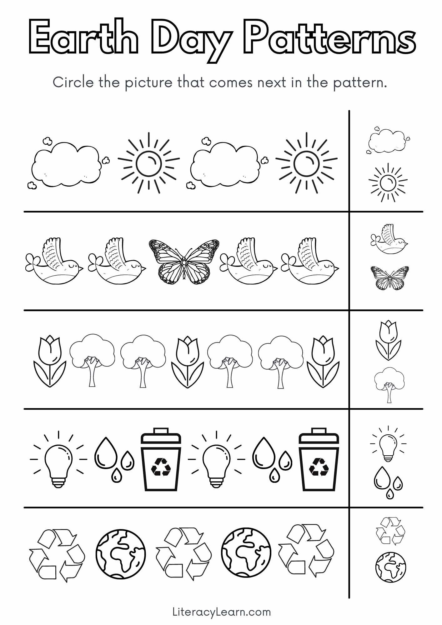 Earth Day Preschool Worksheets Kindergarten Worksheets