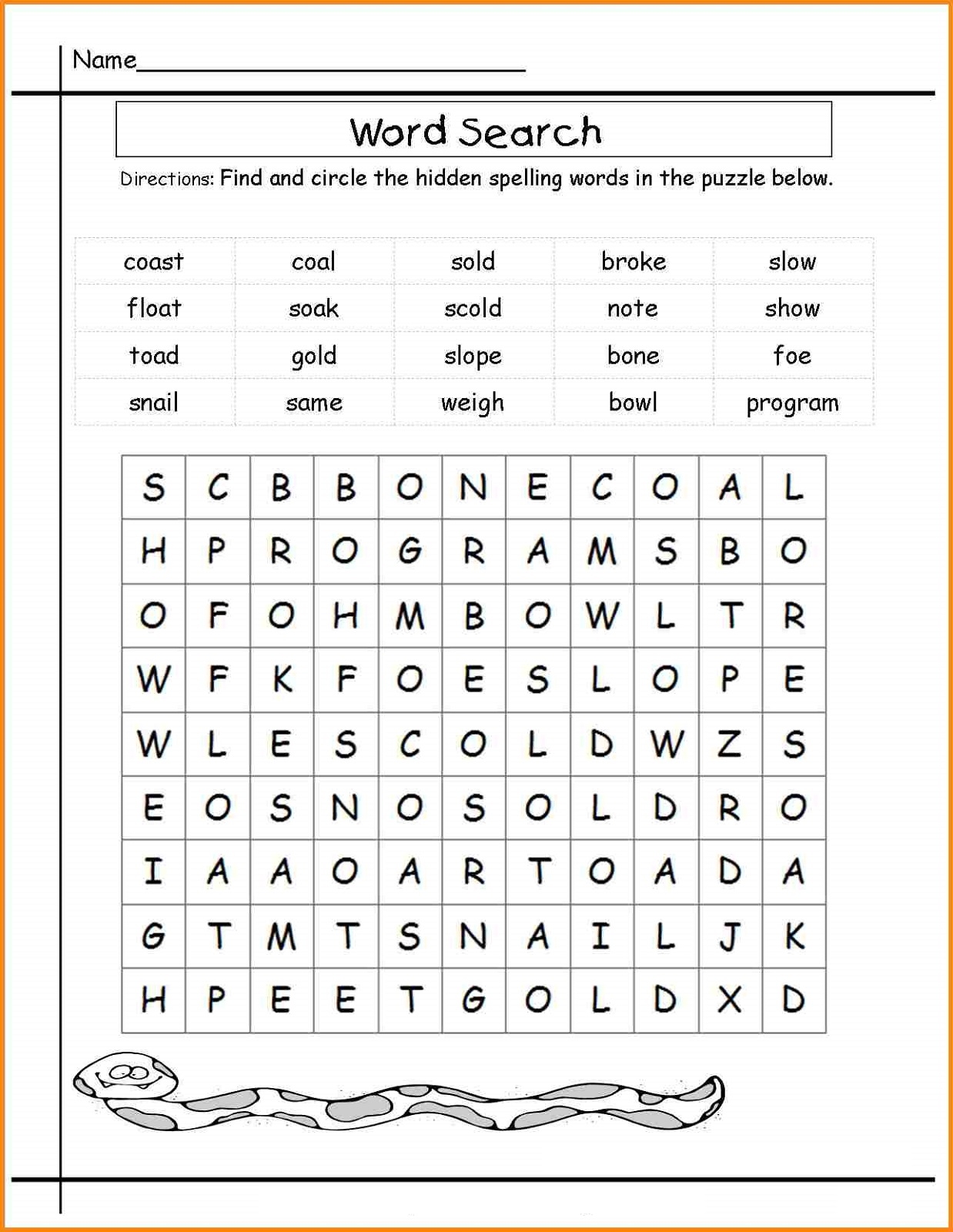 English For 3rd Graders Worksheets