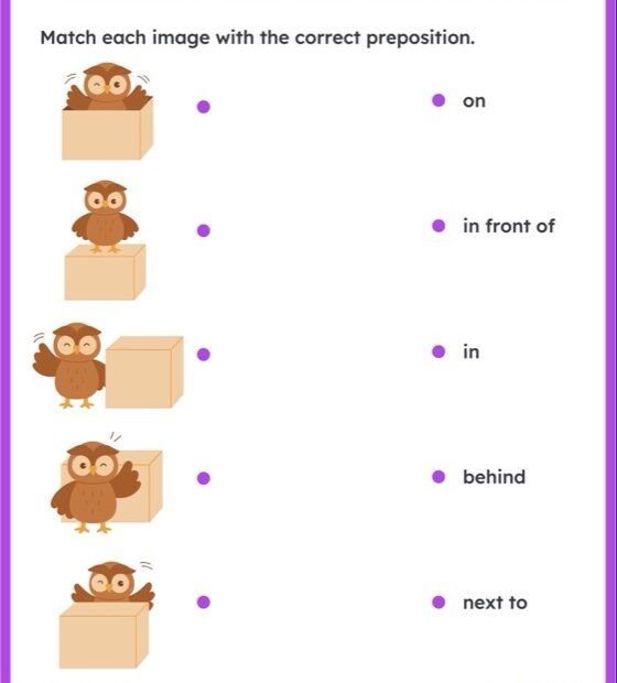 English For Kids Step By Step Prepositions Worksheets Worksheets Library