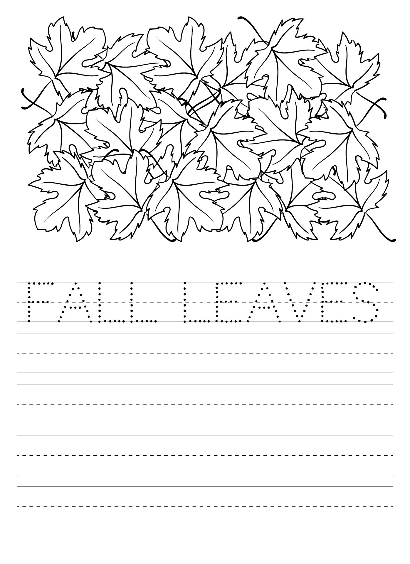 Fall Leaves Worksheets 10 Free PDF Printables Printablee