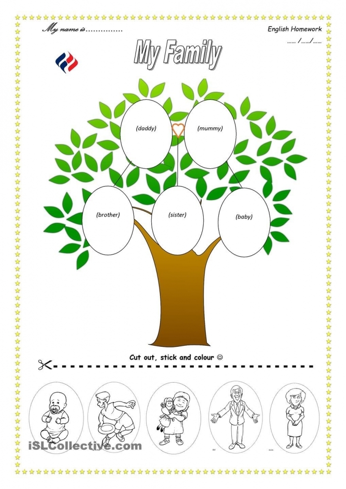 Family Tree Worksheet Printable