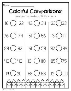 First Grade Math Worksheets First Grade Math Printables First 
