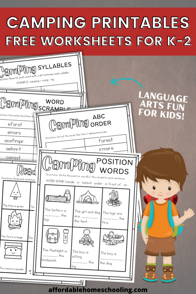 Free Camping Math Worksheets