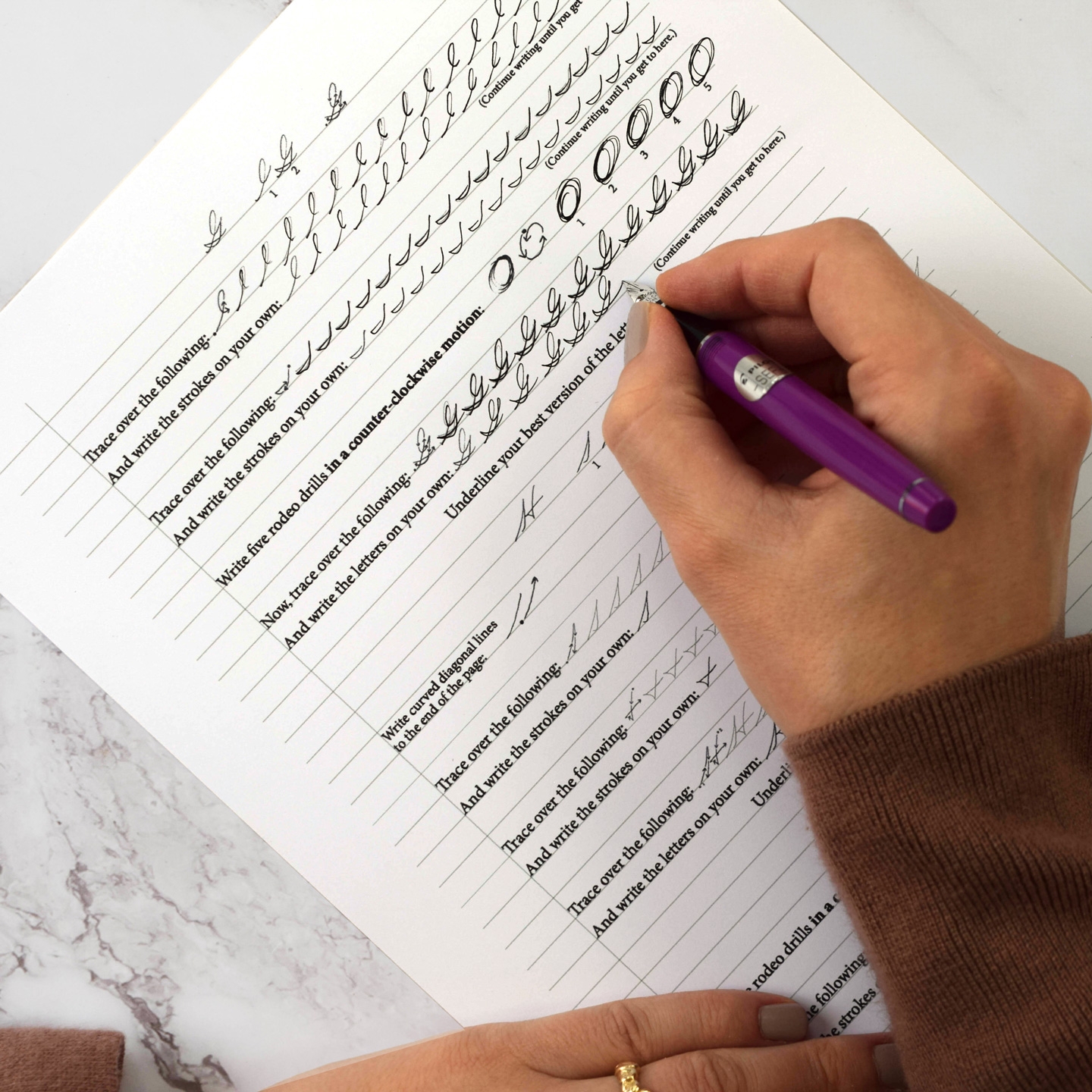 Free Custom Printable Handwriting Worksheet Templates Canva 