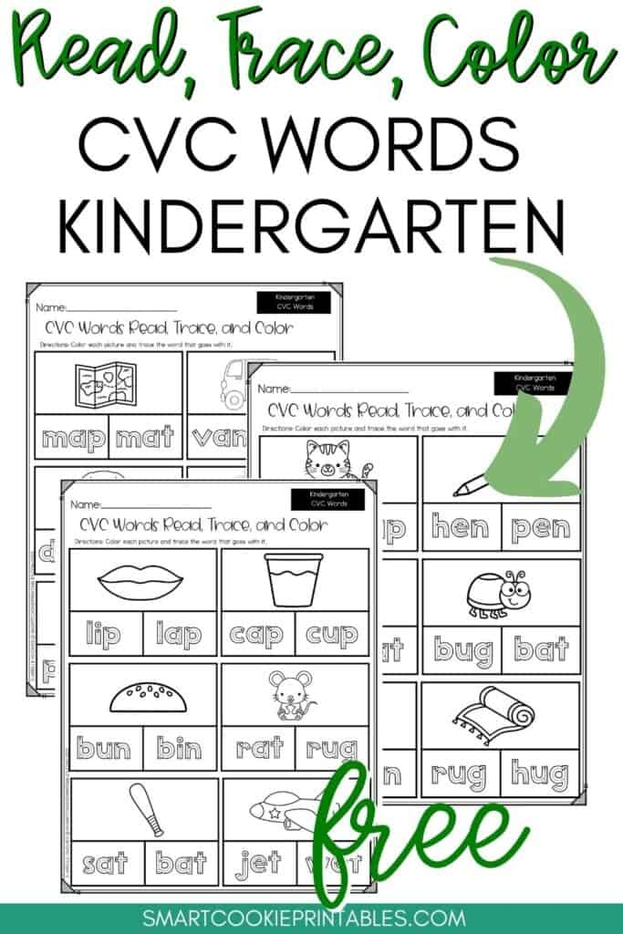 Free Cvc Worksheets Kindergarten