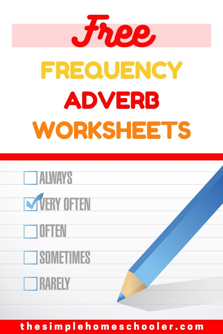 Free Fun Frequency Adverb Worksheets Easy To Print The Simple 
