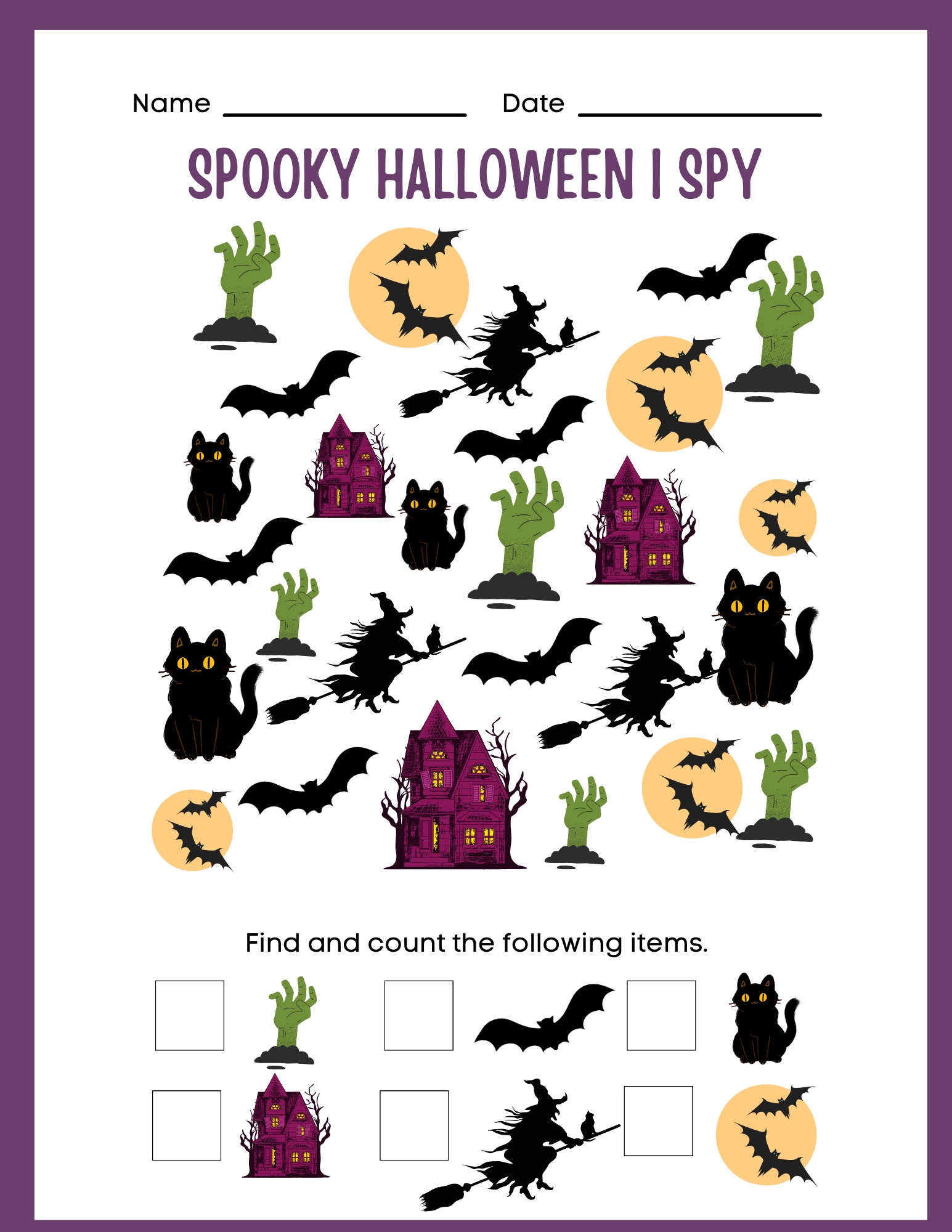 Free Halloween Worksheet For Kids Download Free Halloween Worksheet 