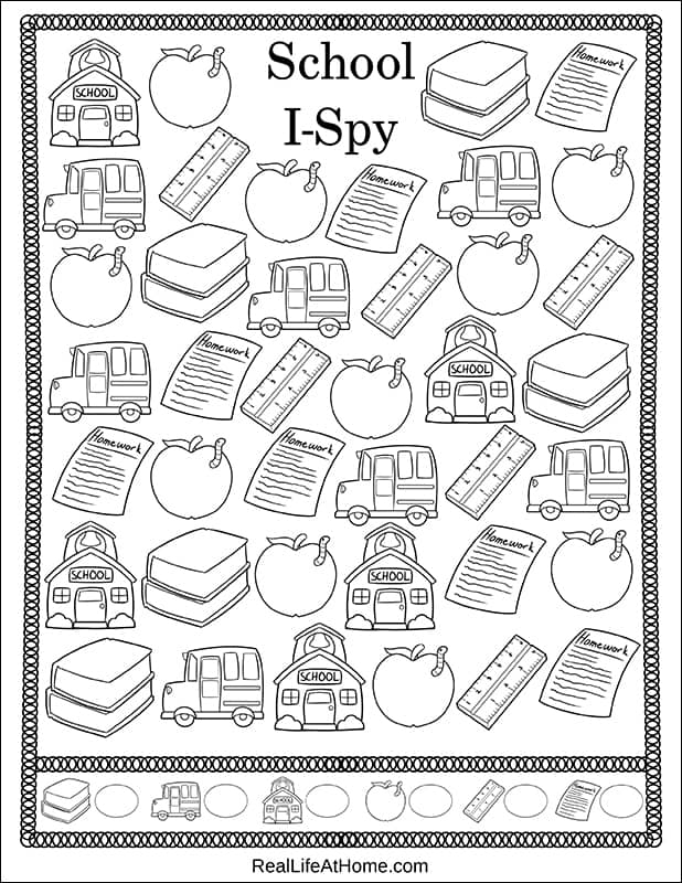 Free I Spy Printable Worksheets Printable And Enjoyable Learning