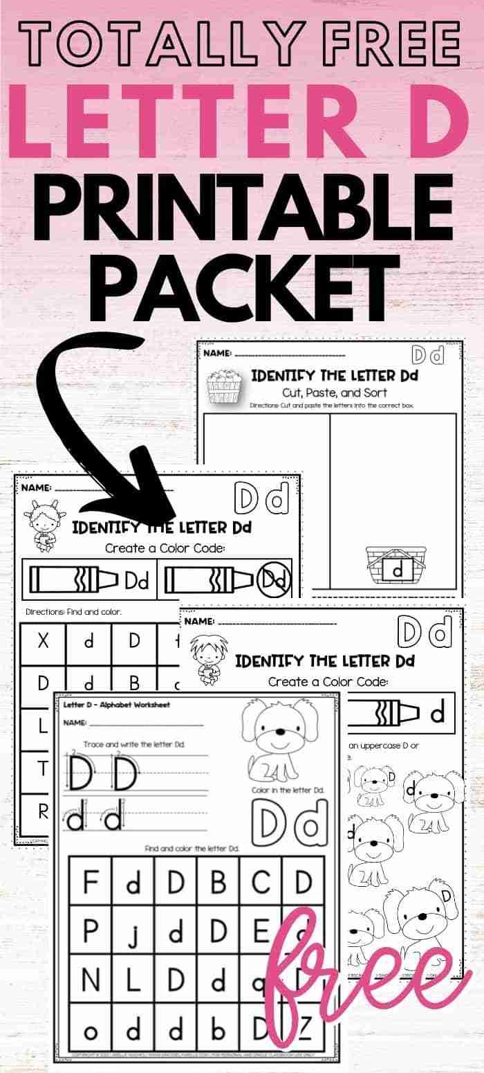 Free Letter D Identification Worksheets A Fun Way To Learn Your 