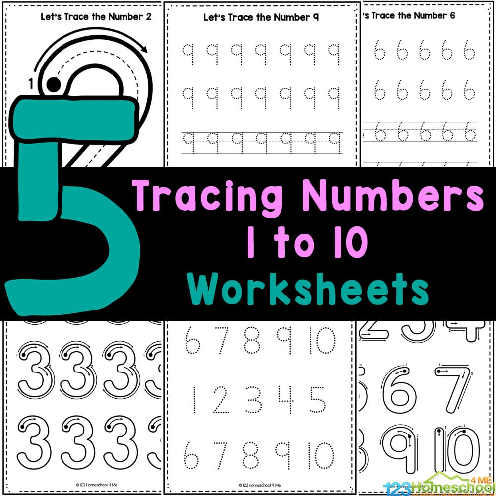 Free Number Tracing Worksheets Paper Trail Design Worksheets Library