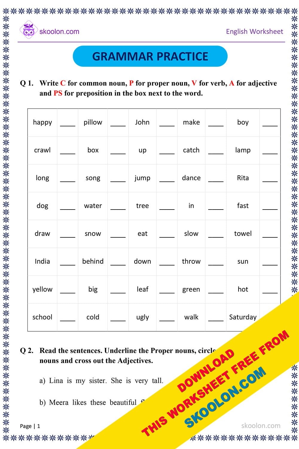 Free Practice Grammar Worksheet Download Free Practice Grammar 