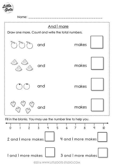Free Preschool Math Printables Little Dots Education Worksheets Library