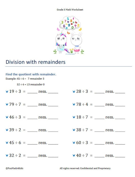 FREE Printable 3rd Grade Math Minutes Worksheets Pdf Worksheets Library