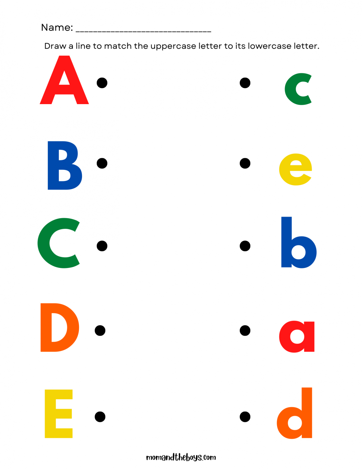 Free Printable Alphabet Worksheets Letter Worksheets For Preschool Free Printable Alphabet Worksheets Letter Worksheets For Preschool