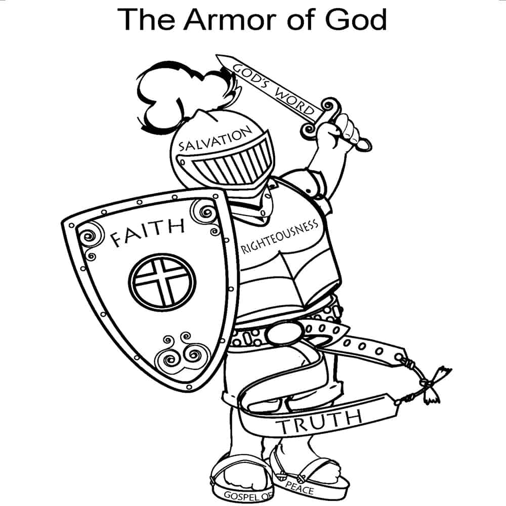 Free Printable Armor Of God Worksheets