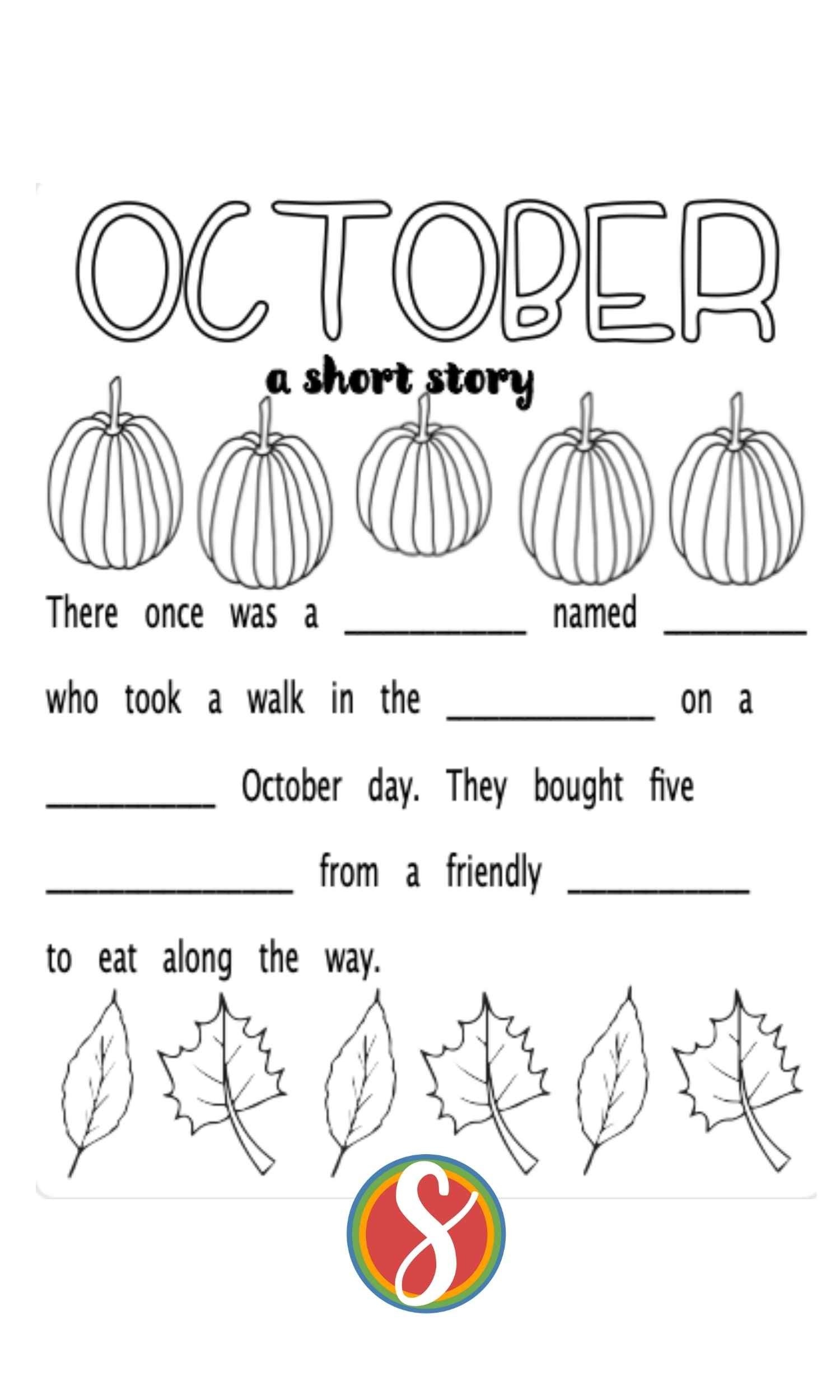 Free Printable Autumn Worksheets