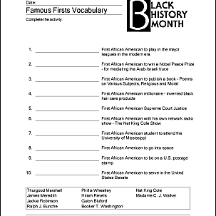 Free Printable Black History Worksheets Pdf Printable Worksheets