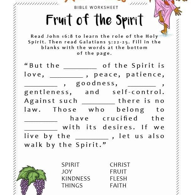 Free Printable Childrens Bible Lessons Worksheets Free Printable