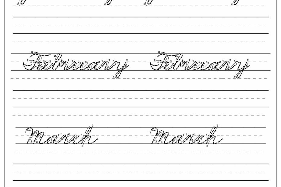 Free Printable Cursive Worksheets For Adults Printable Worksheets