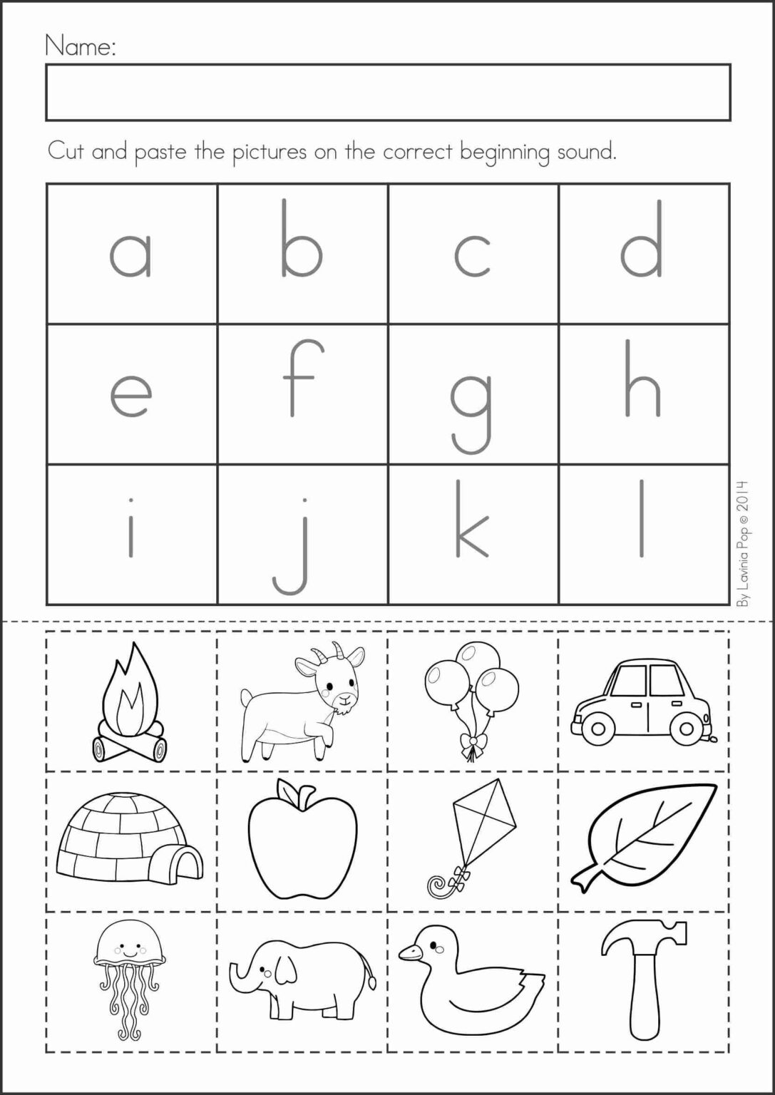 Free Printable Cut And Paste Worksheets Printable Worksheets