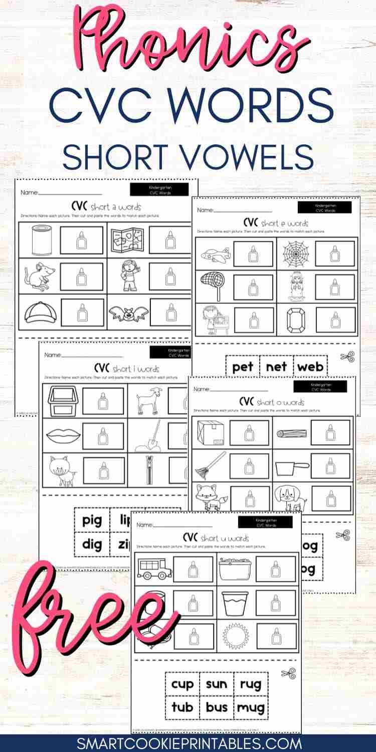 Free Printable Cvc Words Worksheets Collection Cheapest Www 
