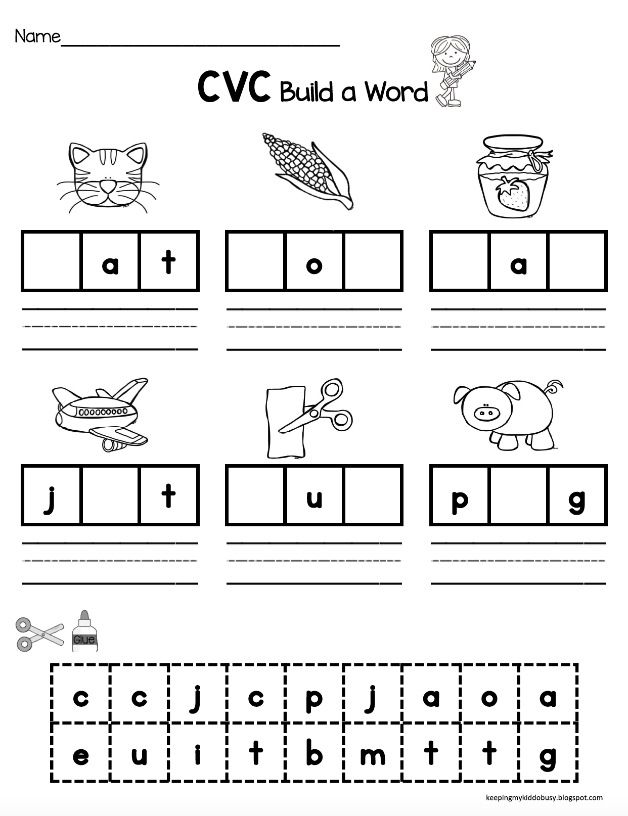 Free Printable Cvc Worksheets Free Printable Cvc Worksheets