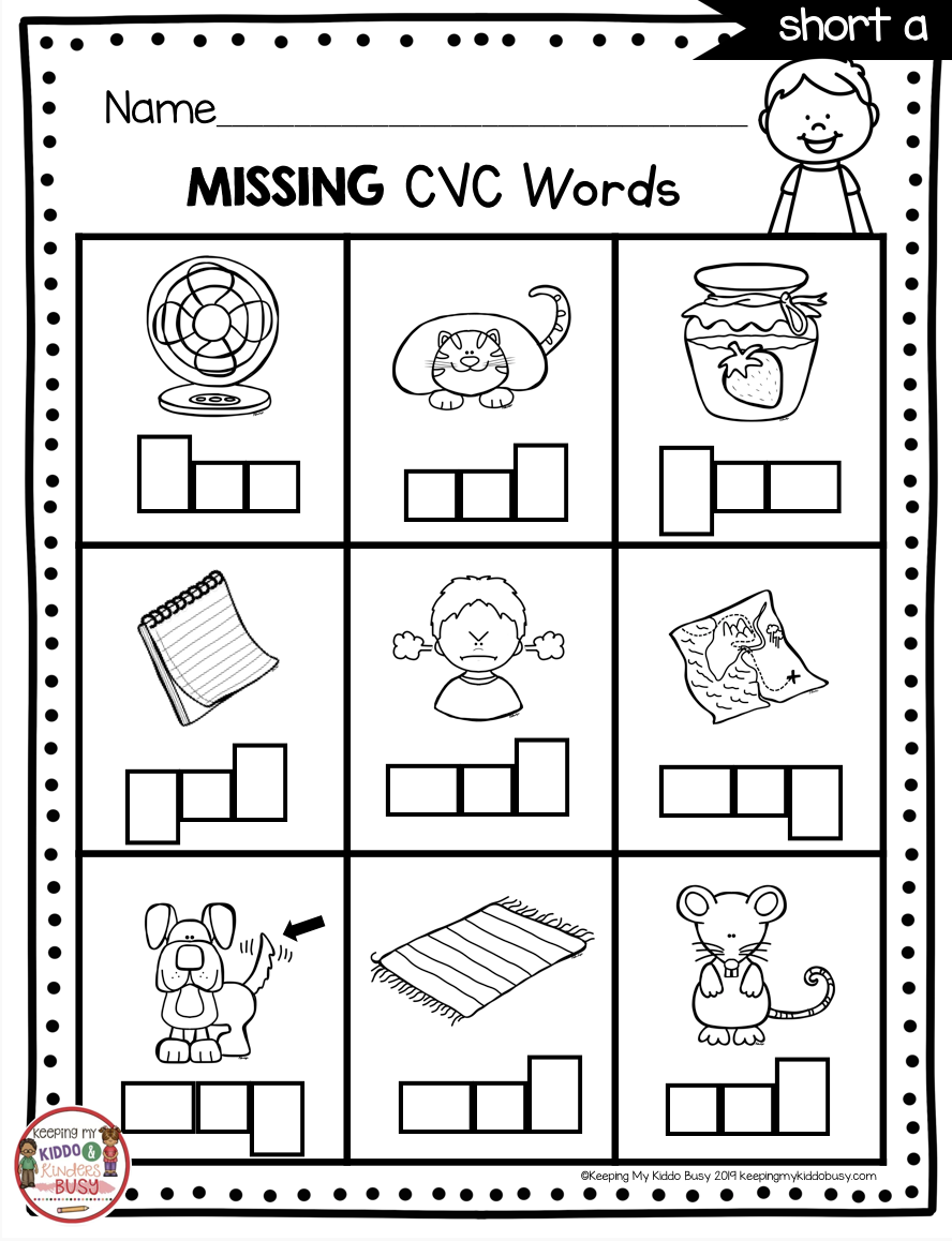 Free Printable Cvc Worksheets Free Printable Cvc Worksheets