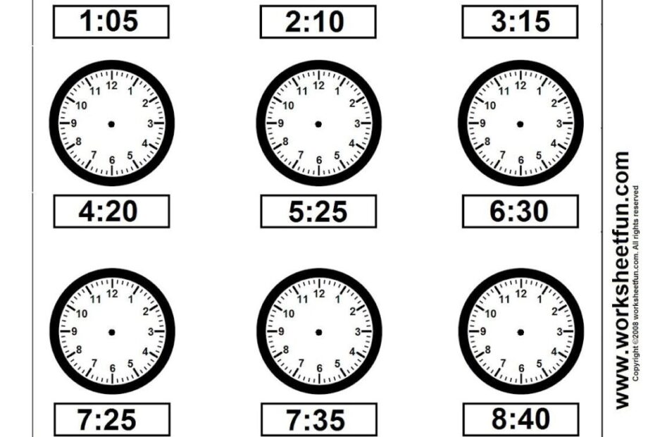 Free Printable Digital Clock Worksheets Printable Worksheets
