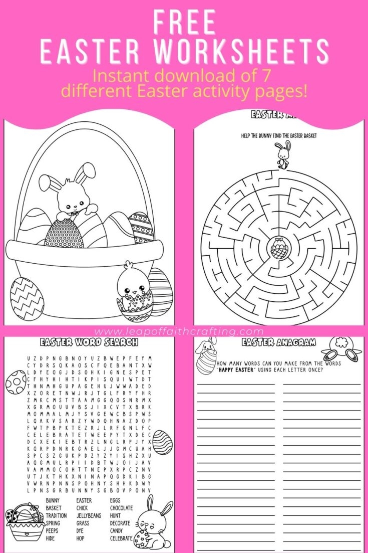 Free Printable Easter Worksheets Pdf