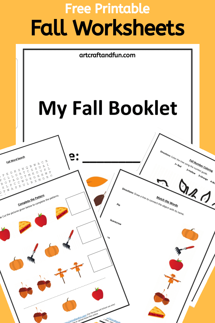 Free Printable Fall Worksheets