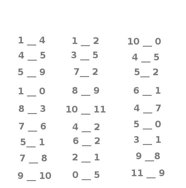 Free Printable Greater Than Less Than Worksheets Printable Worksheets